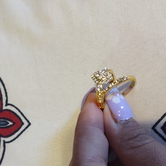 COPY - Yellow Gold Wedding or Engagement Set NEW - Picture 2 of 3